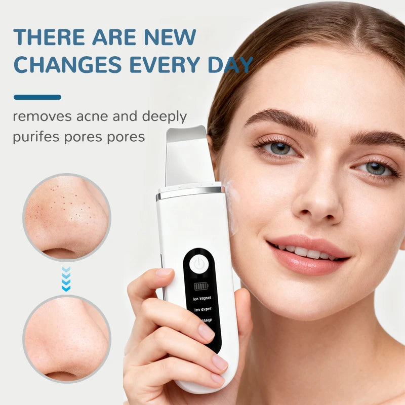 Ultrasonic Skin Scrubber for Pores
